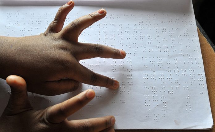 visually impaired