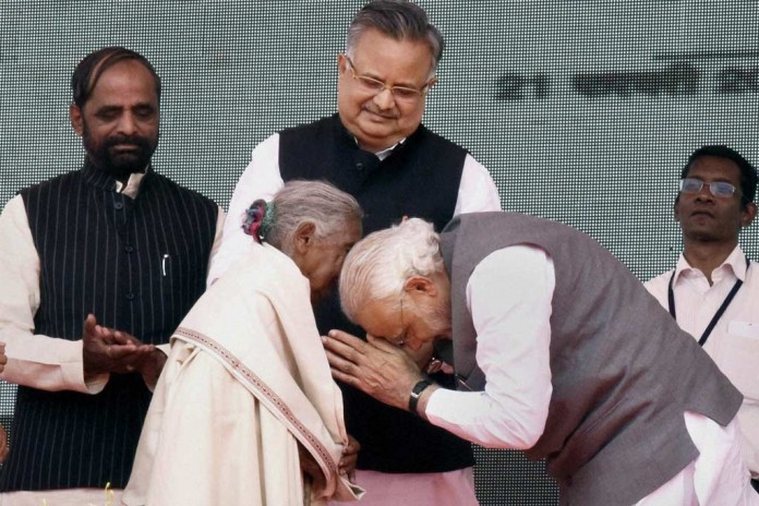 PM Modi in Chhattisgarh1024 Kunwar Bai