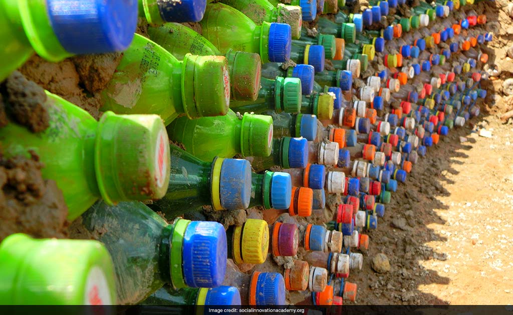 Used Plastic Bottles Will Replace Bricks To Build School Toilet In Jamshedpur