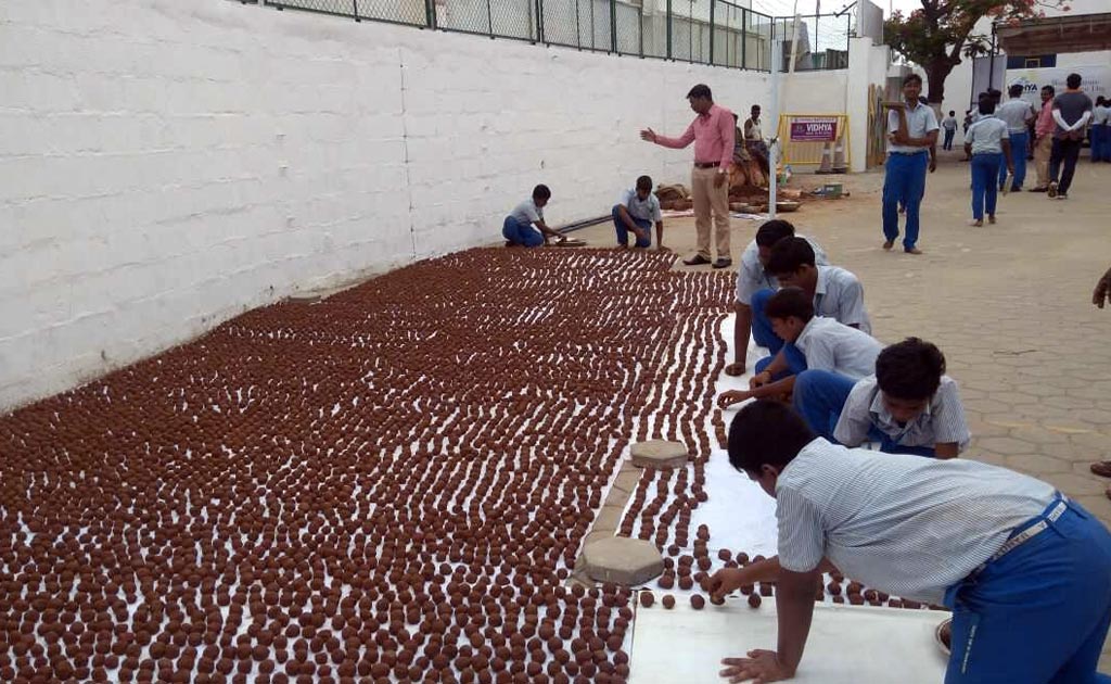 Students Create 10,000 Seed ‘Bombs’ For A Greener Chennai