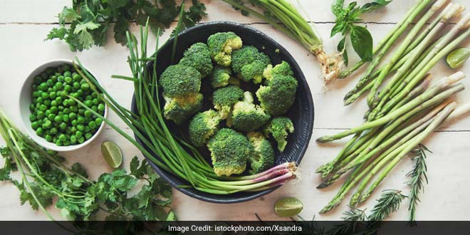 Green leafy vegetables.